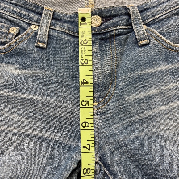 AG Adriano Goldschmied The Stilt Cigarette Leg Jean medium/light wash Size 25 - Picture 11 of 11